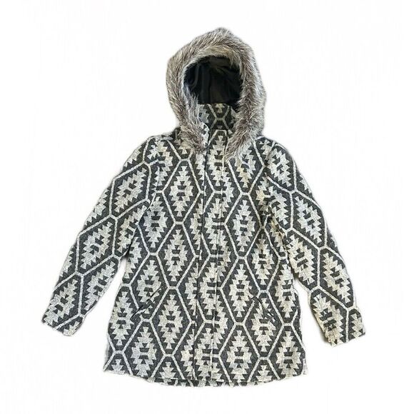 Jackets & Blazers - Jack Women's Sherpa Faux Fur‎ Parka Full Zip Hooded Lined Jacket Size M